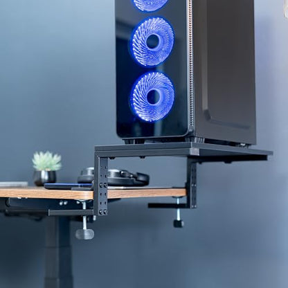 VIVO Black Clamp-on 22 in Desk Extension Shelf, DESK-SHELF22B - size: 22"