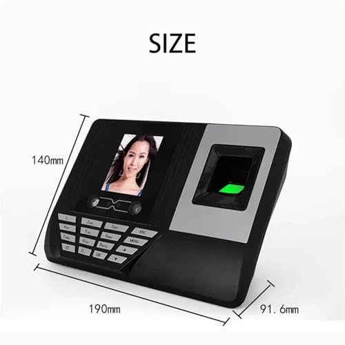 Biometric Face Fingerprint Time Attendance Clock Machine U Disc Recorder Employee Checking-in