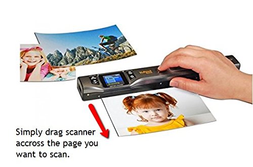VuPoint PDS-ST470PE-VP Compact Portable Wand Scanner with 1.5" Color Viewfinder - color: Pewter