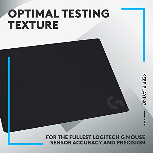 Logitech G240 Cloth Gaming Mouse Pad (340x280x1) - Black - size: M, style: Cloth