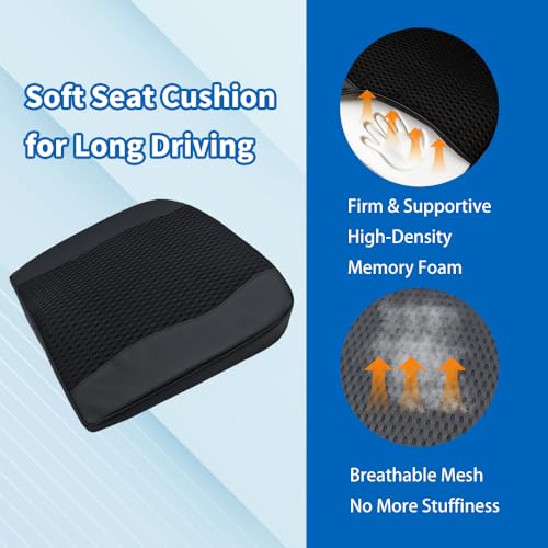 Wedge Seat Cushion Memory Foam Car Cushion for Long Driving