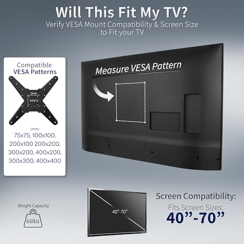 VIVO Exposed Column 40 to 70 inch TV Pneumatic Arm Pillar Mount for LED LCD Plasma Screens, Silver, Mount-TVCL1 - size: 40-70" screens, style: Pillar Mount