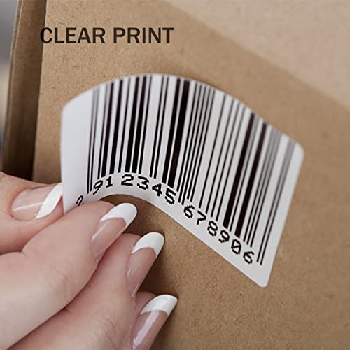 Hybsk 3x2 inch Direct Thermal Labels for Barcodes, Address, Compatible with Rollo Label Printer & Zebra Desktop Printers (3"x2",2 Rolls White) - color: 2 Rolls White, size: 3"x2"