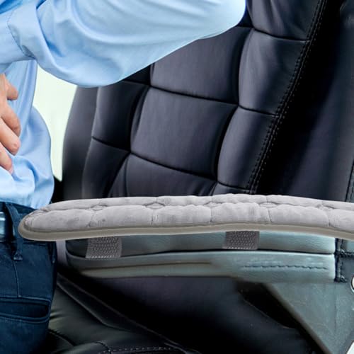 Angoily Office Chair Armrest Covers, 2 Pcs Elastic Chair Arm Covers, Grey