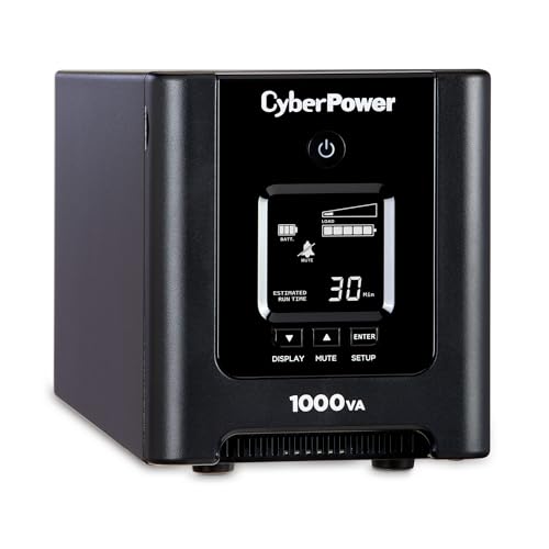 CyberPower OR1000PFCLCD PFC Sinewave UPS Battery Backup and Surge Protector - size: 1000VA