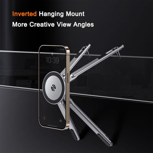 Pocket-Size Laptop Stand for Desk, Magnetic Phone Tablet Holder