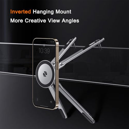 Pocket-Size Laptop Stand for Desk, Magnetic Phone Tablet Holder