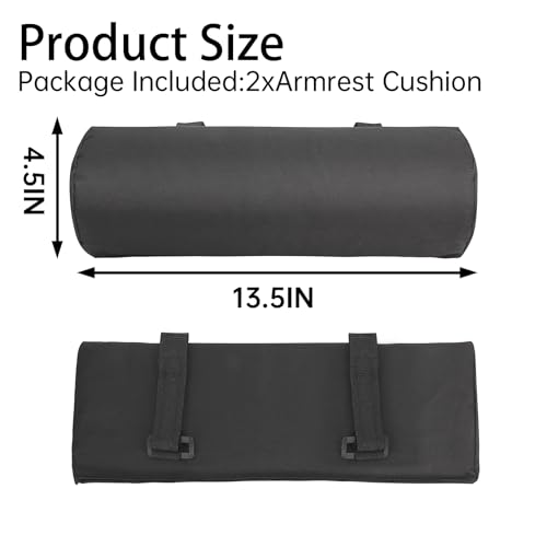 2 Pcs Office Chair Arm Pads, Wheelchair Desk Computer Chair Armrest Pads for Comfortable Seating for Folding Chairs