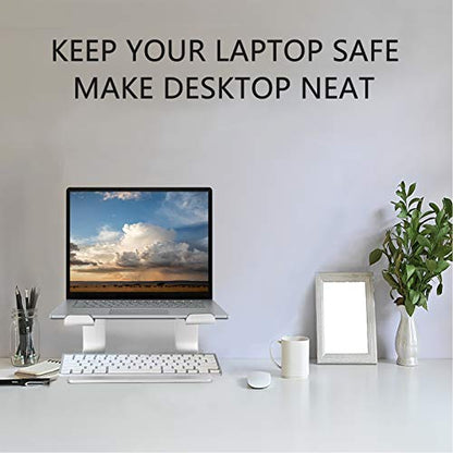 Urmust Laptop Stand for Desk, Silver, Up to 15.6" Laptop - color: D-Silver