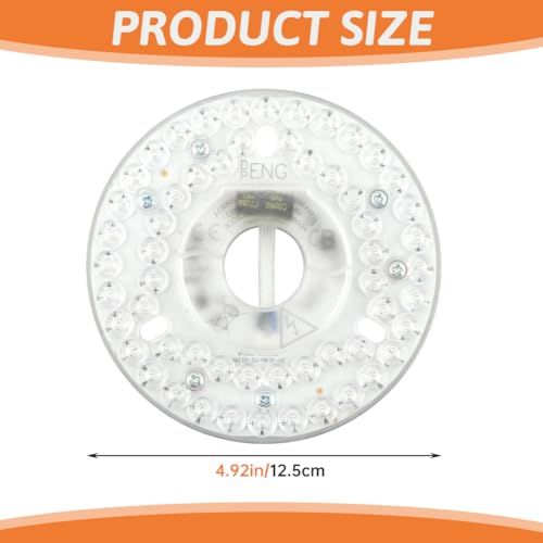 4.92" Ceiling Fan Led Light Replacement, 18W 3CCT Memory