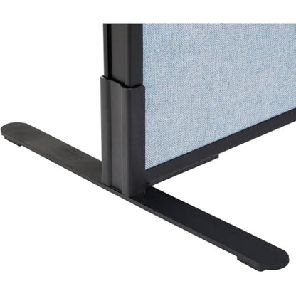 Global Industrial Freestanding Office Partition Panel, Blue, 36.25 Inch Width x 42 Inch Height, 1 Piece, for Office Design and Workplace Productivity