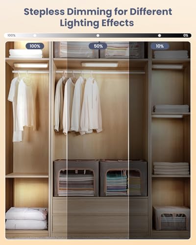 Pak 8 Inch LED Motion Sensor Under Cabinet Closet Light 5 Pack Rechargeable