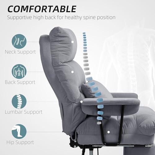 Executive Office Chair with Footrest