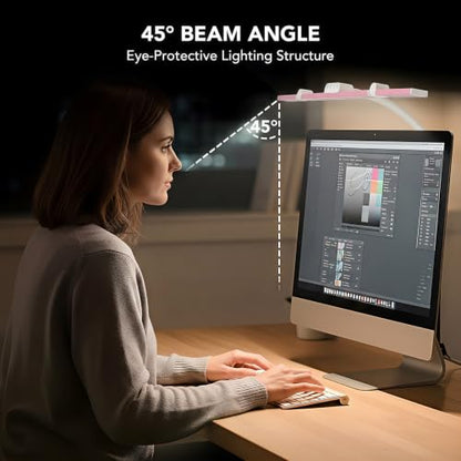 LED Desk Lamp for Home Office with Base, 28.2" Adjustable Gooseneck Swing Arm Bright Desk Light, Dimmable Architect Table Lamp for Desktop Computer Light, Reading, Study, Workbench（Pink） - color: Pink