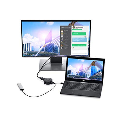 Dell DA300 USB-C Mobile Adapter, Bases & Docking Stations, Black