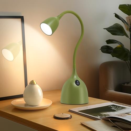 EJIAXIN Desk Lamp for College Dorm Room - LED Reading Light, Green - color: Green