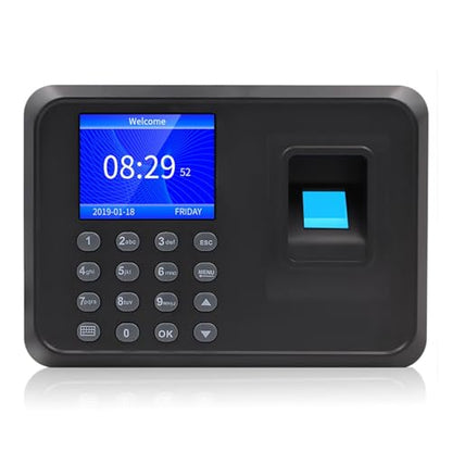 Punch Card Machine for Employees Small Busines Biometric Employee Smart Fingerprint Sign-in Attendance Machine for Offices, Factories, Hotels, Schools and More(F06) - size: F06