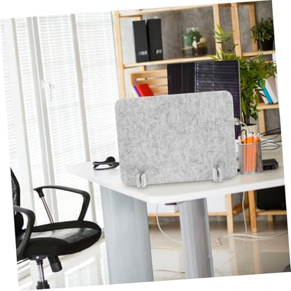Felt Desk Privacy Panel Freestanding Divider for Office Desks