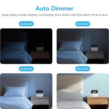 SmartCuckoo Wi-Fi Alarm Clock Radio with Sleep Sounds & Voice Reminder