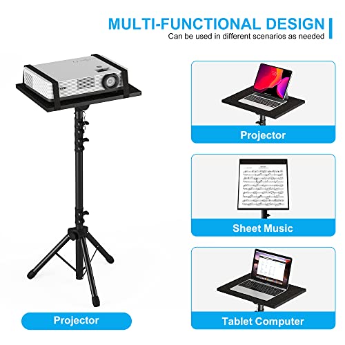 Projector Stand Tripod Laptop Stands Height Adjustable - size: B：23.5"-63.5"