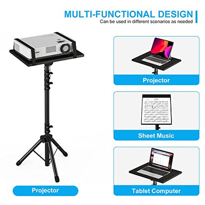 Projector Stand Tripod Laptop Stands Height Adjustable - size: B：23.5"-63.5"