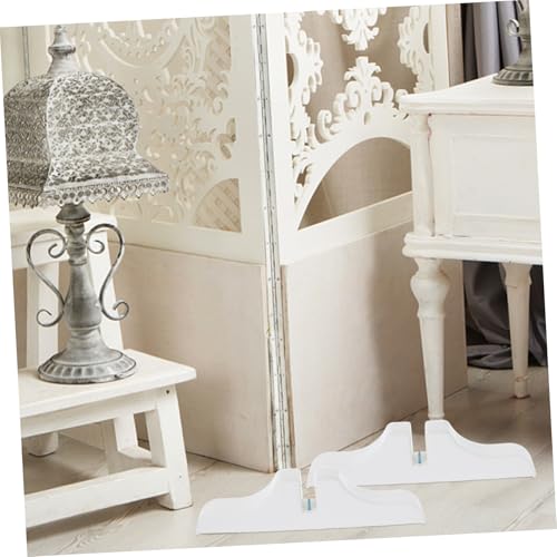DOITOOL 2pcs Privacy Screen Holders Removable Base for Room Dividers Plastic Easy to Move Home Decor Accessory