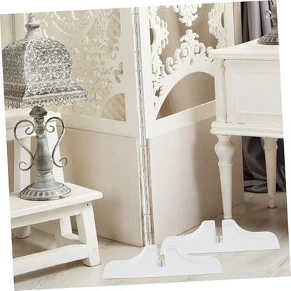 DOITOOL 2pcs Privacy Screen Holders Removable Base for Room Dividers Plastic Easy to Move Home Decor Accessory