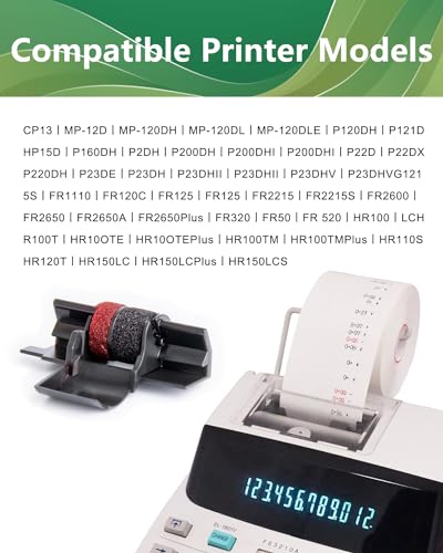 10 Pack Calculator Ink Roller Printer Ribbon IR40T IR-40T CP13 MP-12D PR-42