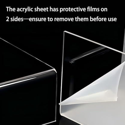 Anti-slip Monitor Stand Riser 2.16/3.34 Inch 2 Height Adjustments Clear Acrylic Stand with Clear Anti-slip Mat, Desk Accessories Screen/PC/Printer/Laptop/Mirror Riser 7.8 x 15.7 Inch (White) - color: White