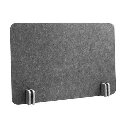 Acoustic Desk Divider Stand Up Privacy Partition Soundproof Felt Screen Lightweight Design Suitable for, Rectangle Dark Gray - color: Rectangle Dark Gray