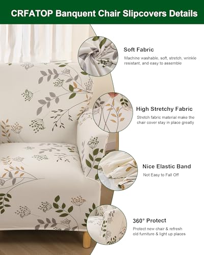 CRFATOP Accent Chair Cover, Stretch Armchair Slipcover for Living Room - color: Color A20