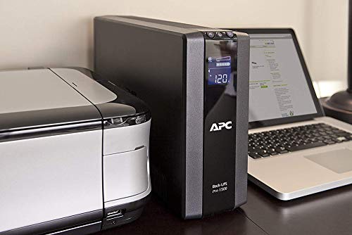 APC UPS Battery Backup Surge Protector with AVR, 1500VA, APC Back-UPS Pro (BR1500G) Bundle Including 16GB DataTraveler