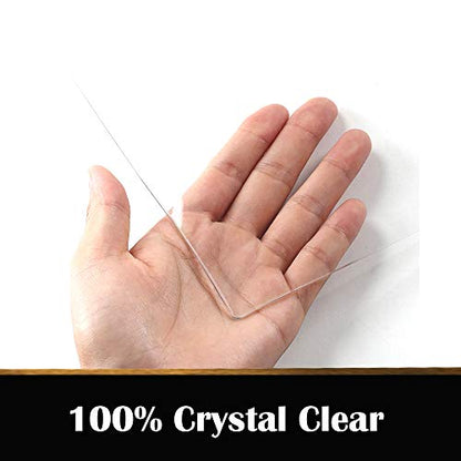 Clear Office Computer Desk Mat Table Protector Pet Feeding Pad Plastic PVC Table Cover Pad Rectangle Protective Desk Cover PVC Vinyl Pads Night Stand Protection Pad Easy Clean Wipeable 12x30 Inch - color: Clear Rectangle, size: 12"x30"