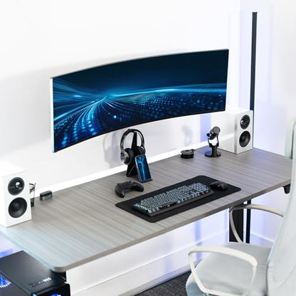 VIVO Black Single Ultrawide Wall Mount, Up to 49 in Screens, MOUNT-VW01M - color: Black, size: 75x75mm to 100x100mm VESA