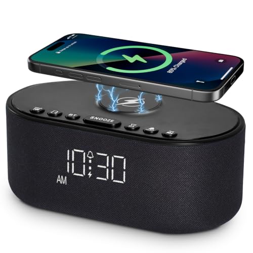 Sound Machine Alarm Clock for Bedrooms with 21 Soothing Sounds