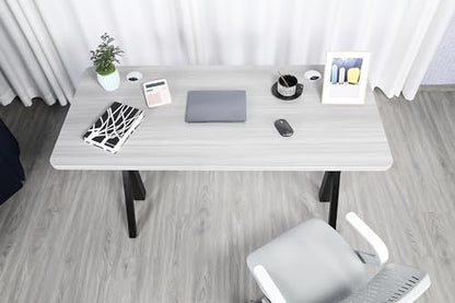 ApexDesk Quattro Series 60" Electric Adjustable Standing Computer Desk for Home and Office Width and Height Adjustable, Rectangular Grey - color: Grey Rectangular, size: 60" Rectangular