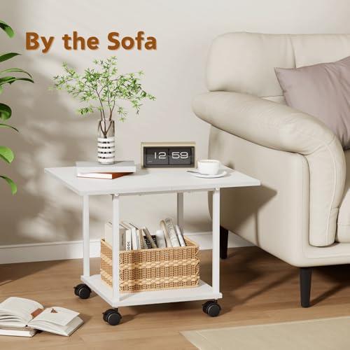 BEWISHOME 2-Tier Industrial Mobile Printer Stand