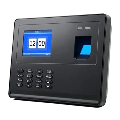 Time Clock,Attendence Machine Fingerprint Attendance Biometric Machine System Employee Keypad Electric Time Clock Recorder Data Manage F02H