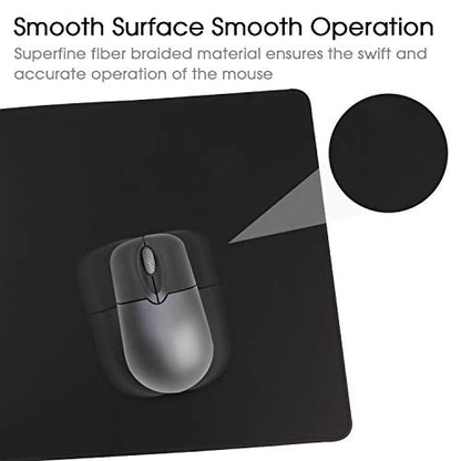Gaming Mouse Mat/Mouse Pad 35.4x15.7x0.12Inch | XXL Mouse pad | Table mat/Large Size | Improved Precision and Speed | Rubber Base for Stable Grip on Smooth Surfaces Non-Slip (90x40 Black004) - color: 90x40 Black004