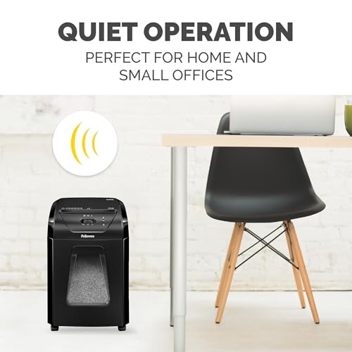 Fellowes Powershred 60MC Micro-Cut 10 Sheet Home Office Paper Shredder