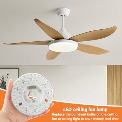 4.92" Ceiling Fan Led Light Replacement, 18W 3CCT Memory