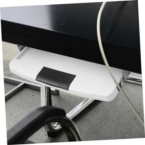 LIFKOME Keyboard Tray Slide Desk Mount Under Desk Keyboard Tray Ergonomic Wrist Support Quiet