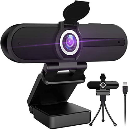 GoHZQ 4K Webcam with Microphone & Privacy Cover - 8MP Ultra HD USB Camera for Computer/Laptop/Switch 2, Pro Streaming Video Calling