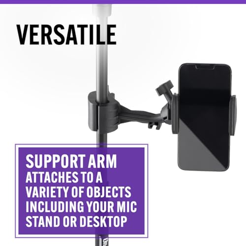 On-Stage TCM500 Smart Phone Mic Stand Holder - style: Smart Phone Mic Stand Holder