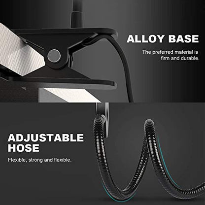 LED Desk Lamp with Clamp, 3 Color Modes, 10 Brightness | Eye-Caring Reading Light, Flexible Gooseneck, USB Powered, Dimmable, Clip On Design