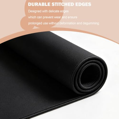Pink Heart Star Large Mouse Pad & Desk Mat for Game, Office & Home | 31.5"x11.8"x0.12", HD Print, Long, Extended, Ultra-Smooth Surface, Non-Slip Rubber Base, Stitched Edges, Office Accessories - color: Xk06