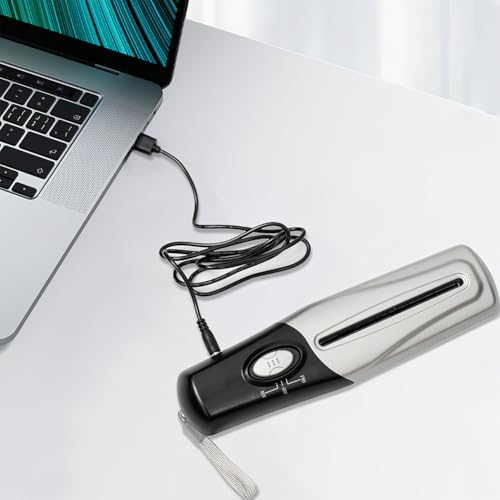 Portable Handheld Paper Shredder - Mini USB Document Cutter Home | Office Paper Cutting Tool, Paper Shredder Handheld Shredder 4mm Shredding Capacity for Small Amounts of Paper