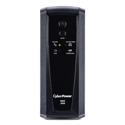 CyberPower CP900AVR AVR UPS Battery Backup and Surge Protector | 900VA 560W UPS with 8 outlets and AVR technology for workstations, networks and home entertainment - style: CP900AVR