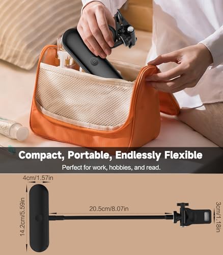 Jasput Clip-On Rechargeable Book Light for Reading in Bed