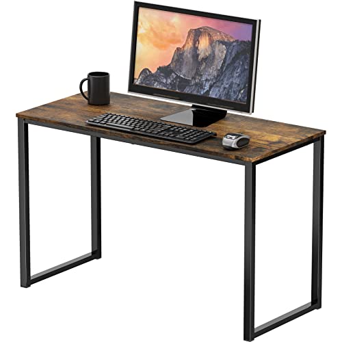 SHW Mission 32-Inch Home Office Computer Desk, Rustic Brown - color: Rustic Brown, size: 32-Inch